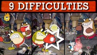 Cuphead: No Hit Comparison / Master Quest, Geo Mode, Souped Up / Ribby and Croaks / 10