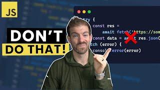 JavaScript Fetch API - One Mistake I ALWAYS MAKE!
