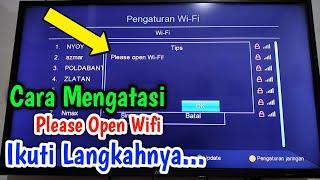 Cara Mengatasi Please Open Wifi Pada Set Top Box Matrix