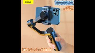 Baseus 3-Axis Handheld Gimbal Bluetooth Selfie Stick Camera stabilizer foldbale Phone Holder