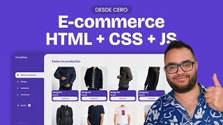 E-commerce DESDE CERO con HTML, CSS, JS y localStorage 