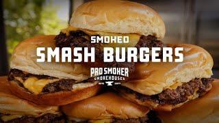 Smoked Smash Burgers | How to smoke smash burgers