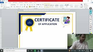 How to Learn In Ms word Design Certificate in Hindi Tutorial By Guddu Sir