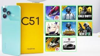 Realme C51 8+ Games Test - GENSHIN/PUBG/FreeFire/COD/Asphalt 9