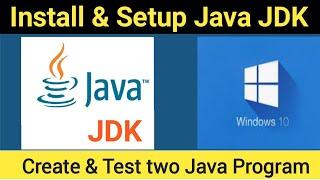How to Install Java JDK 19 in windows 10 |  Java tutorial for beginners
