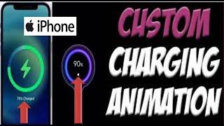 How To Set CUSTOM Charging Animations on iPhone iOS 14 iOS 15 Customization charging