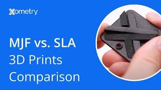 Vapour Fused MJF vs SLA 3D Prints