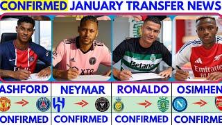 THE LATEST CONFIRMED TRANSFER NEWS AND RUMOURS TRANSFERS 2025|RASHFORD, NEYMAR, RONALDO, OSIMHEN