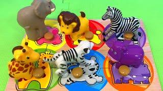 Wooden Zoo Adventure Let's Find the Hidden Animals Puzzle Pieces