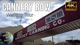 [4K] Cannery Row - Monterey, California Walking Tour - WITH CAPTIONS