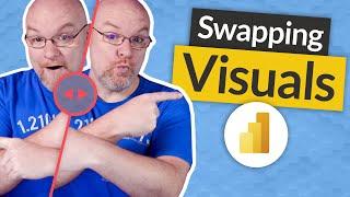 Swap Power BI Visuals to add FLEXIBILITY in your reports