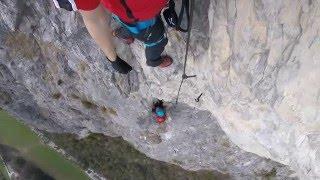 Absturz Kaiser Max Klettersteig / Via Ferrata / Climbing Fall  - Martinswand