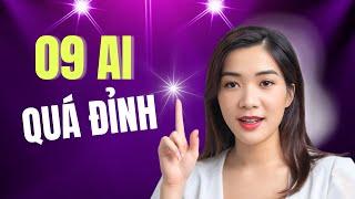 9 công cụ AI Quá Đỉnh nhất định bạn phải biết - Làm Video Siêu nhanh