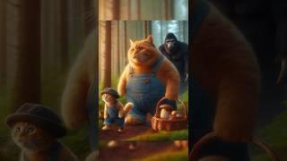 Ginger Cat and Son Attacked by Bigfoot #gingercat #bigfootattack #catstory