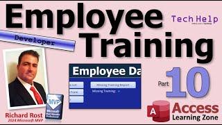 Tracking Employee Training and/or Certifications in Microsoft Access, Part 10