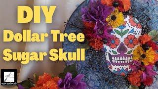 Easy DOLLAR TREE Sugar Skull Project #shorts