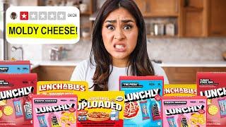 Eating Only LUNCHLY and LUNCHABLES For 24 HOURS!!