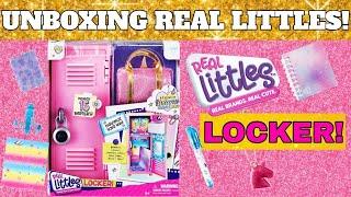 UNBOXING Real Littles Pink Locker and Glitter Unicorn Duffle Bag Blind Box Opening!