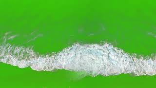 Sea Foam / Sea Wave ON_GREEN_SCREEN (No-Copyright)