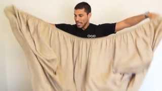 How to Fold a Fitted Sheet in 30 seconds (OCD Experience Way)