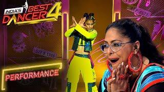 India's Best Dancer S4 | 'Ye Ladki Pagal' पर Vaishanavi के तेवर के दीवाने हुए Judges | Performance