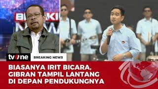 Gaya Pidato Gibran Rakabuming Raka | Breaking News tvOne