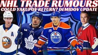 NHL Trade Rumours - Leafs, Isles, Oilers & LA + Yakupov NHL Return? Demidov News, Hlinka Gretzky