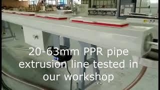 PPR pipe production line