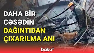 Binəqədidəki partlayış ərazisindəki axtarışlardan yeni görüntülər