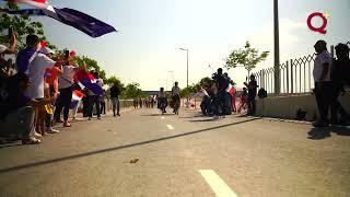 French cyclists arrive in Qatar after 3 month journey