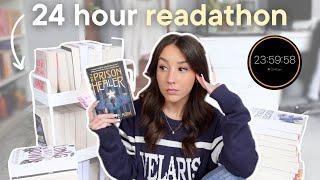 reading for 24 hours *straight*  24 hour readathon vlog!