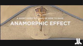 How to do a simple Anamorphic Effect using your choice of 3D and 2D software