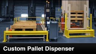 Custom Pallet Dispenser by Bastian Solutions