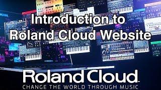 Roland Cloud Website Tour