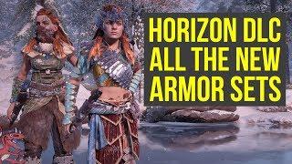 Horizon Zero Dawn DLC ALL THE BEST ARMOR SETS (Horizon Zero Dawn Frozen Wilds Armor - Horizon DLC)