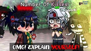 𝙆𝙉𝙔 // Number Of Kisses! // Gacha Club x Demon Slayer