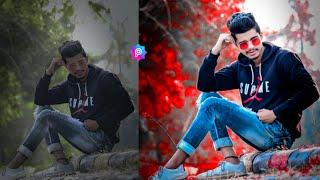 Picsart Background Colour Change Trick || Picsart Moody Red Editing Tutorial