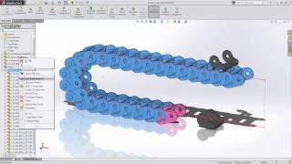 Chain Component Pattern – SOLIDWORKS | Premium Solutions Polska