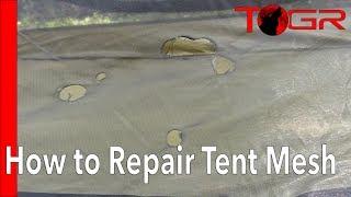 Simple and Easy - How to Fix Tent Mesh – Quick Instruction Guide