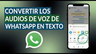 Cómo Convertir los Audios de Voz de WhatsApp en Texto - Automáticamente