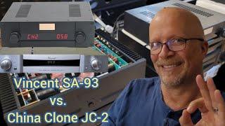 Großer Vorverstärker (PreAmp) Vergleich: China JC-2 vs. Vincent SA-93 | Endstufe: Dartzeel D5Pro