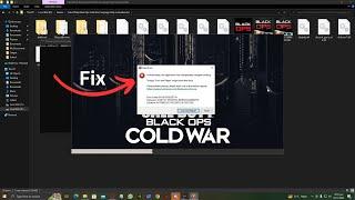 Fix Call of Duty Black ops cold war cracked version fatal error Solved
