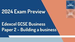 2024 Edexcel GCSE Business Paper 2 Preview