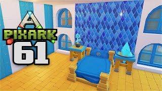 BEDROOM DESIGN IN FANCY BLUE! - Let's Play PixARK Gameplay Part 61 (PixARK Interior Design & Decor)