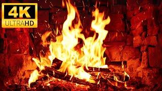  4K Fireplace Bliss with Crackling Fire Sounds | Relaxing Flames to Soothe Your Senses