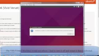 Install Ubuntu 15 04 on virtual box