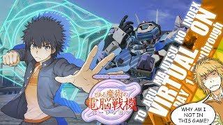 Virtual on X To aru Majutsu no Index day 1 playthrough, Finish downloading the game scrub!