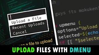 upload a files with dmenu?