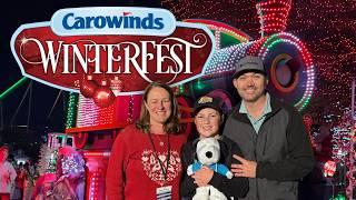 Carowinds WinterFest Christmas Festival 2024 | NEW Food, Lights & Parade!