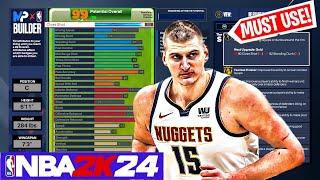 This Nikola “The Joker” Jokic Build is UNSTOPPABLE on NBA 2K24! HOF in Every Category